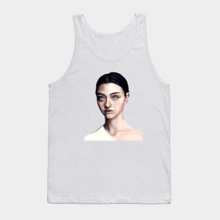 Girl with blue eyes Tank Top